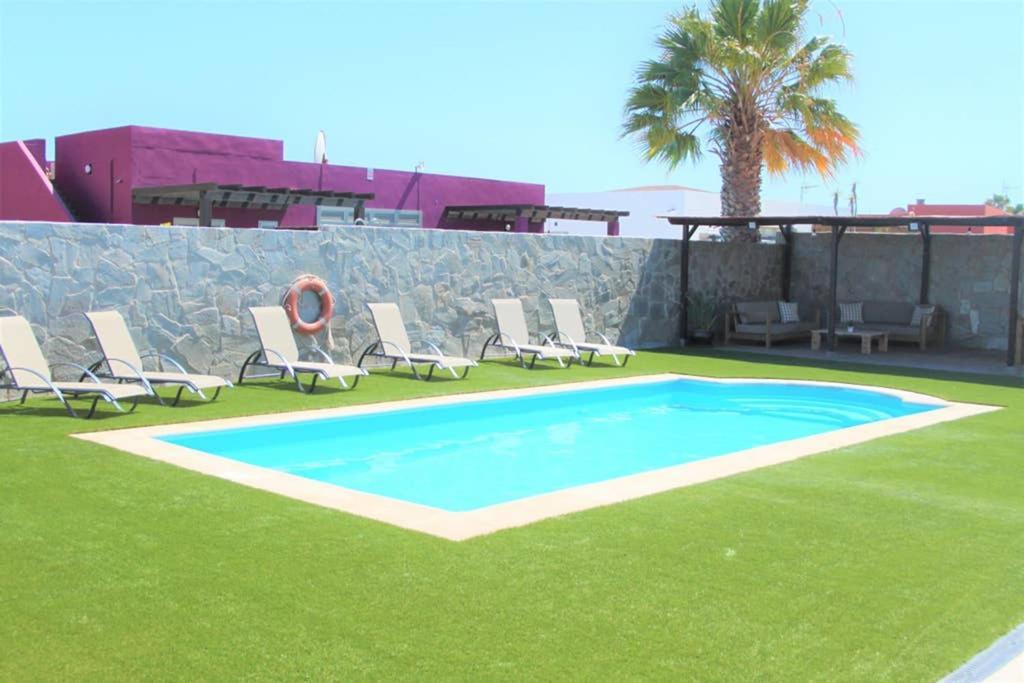 Villa & Golf & Heated Saltwater Pool & Leisure & Wifi カレタ・デ・フステ エクステリア 写真
