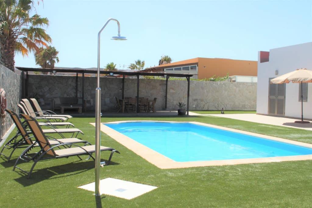 Villa & Golf & Heated Saltwater Pool & Leisure & Wifi カレタ・デ・フステ エクステリア 写真