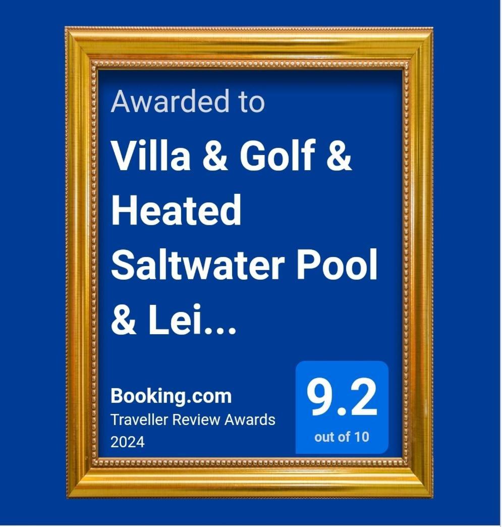 Villa & Golf & Heated Saltwater Pool & Leisure & Wifi カレタ・デ・フステ エクステリア 写真